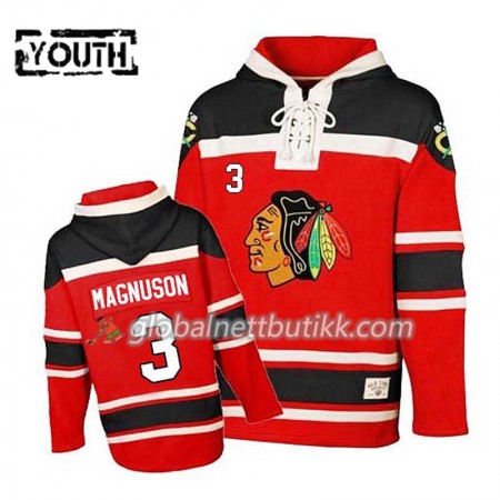 Chicago Blackhawks Keith Magnuson 3 Rød Sawyer Hooded Sweatshirt - Barn